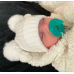 Calikids - Tuque en tricot avec 2 pompoms - Crème
